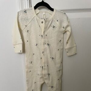 Quincy Mae one piece pointelle floral